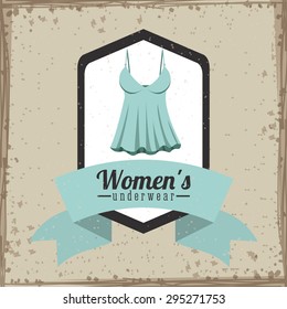 Underwear digital design, vector illustration eps 10
