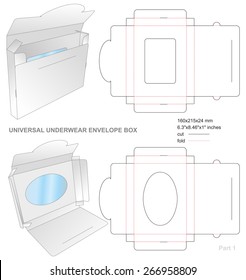 Underwear Envelope Box