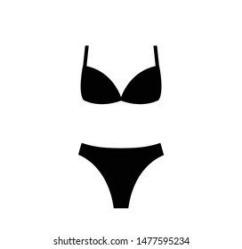 underwear icon. clothes icon. Bra,  underthings icon. 