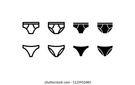 Underwear Icon Design Vector Symbol Clothes