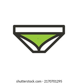 underwear icon illustration, clothes. design vector