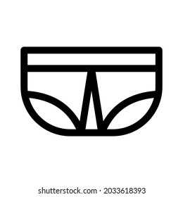 underwear icon or logo isolated sign symbol vector illustration - high quality black style vector icons
