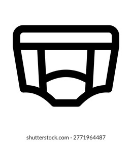 Underwear icon. Underwear professional vector icon with sleek style premium quality design crafted for intimate clothing comfort daily wear personal hygiene fashion and apparel concept