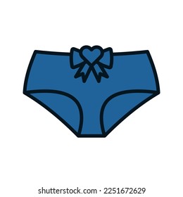 Underwear icon. sign for mobile concept and web design. vector illustration