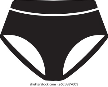 Underwear icon. Simple illustration of underwear vector icon for web design isolated on white background