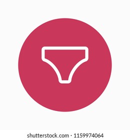 underwear icon vector