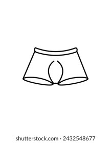 underwear icon, vector best line icon.