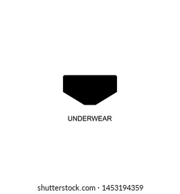 underwear icon vector black design