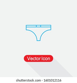 Underwear Icon Vector Illustration Eps10