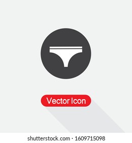 Underwear Icon Vector Illustration Eps10