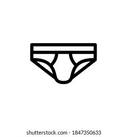 Underwear Icon Vector Symbol Template Stock Vector (Royalty Free ...