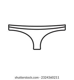 underwear icon vector template illustration logo design