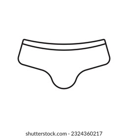 diseño de imagen de icono de ropa interior vectorial