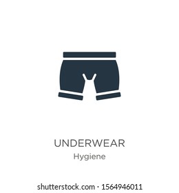 Underwear icon vector. Trendy flat underwear icon from hygiene collection isolated on white background. Vector illustration can be used for web and mobile graphic design, logo, eps10