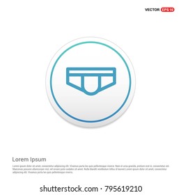 Underwear Icon White Background icon template