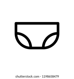 underwear icon,vector illustration. Flat design style. vector underwear icon illustration isolated on White background, underwear icon Eps10. underwear icons graphic design vector symbols.