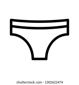 underwear line icon 