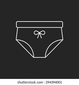 underwear line icon