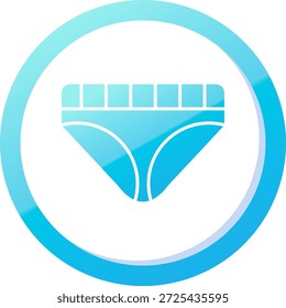 Underwear Line vector Icon Design