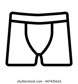 Underwear man clothes icon vector
