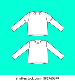 underwear. men's underwear T-shirt drawn vector