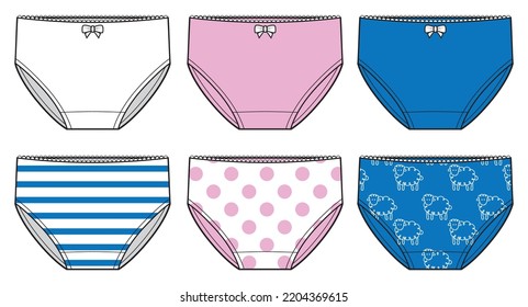 Underwear panties baby cloth collection