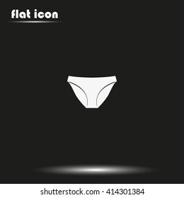 Underwear pants icon.