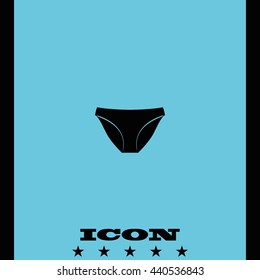 Underwear pants icon.