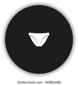 Underwear pants icon.