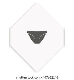 Underwear pants icon.