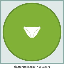 Underwear pants icon.