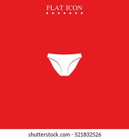 Underwear pants icon.