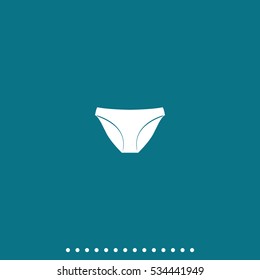 Underwear pants icon.
