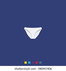 Underwear pants icon.