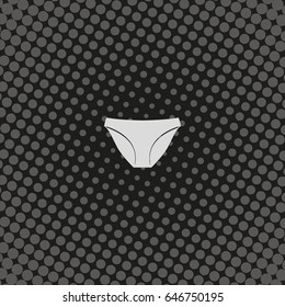 Underwear pants icon.