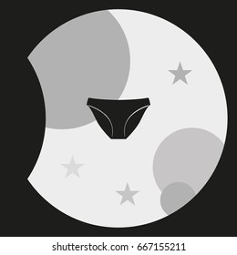 Underwear pants icon.