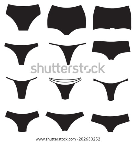 free silhouette underwear