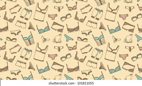 Underwear seamless pattern