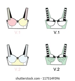 underwear vector drawing sketch