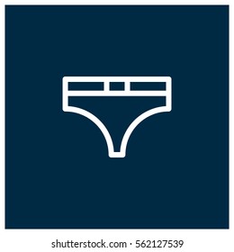Underwear vector icon