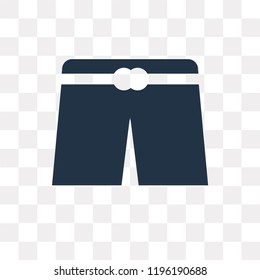 Underwear vector icon isolated on transparent background, Underwear transparency concept can be used web and mobile