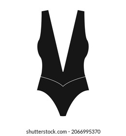 Underwear vector icon.Black vector icon isolated on white background underwear.