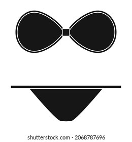 Underwear vector icon.Black vector icon isolated on white background underwear.
