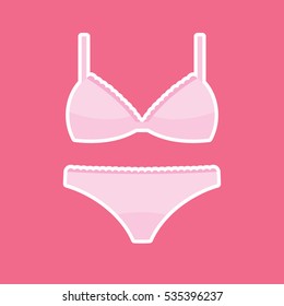 Underwear vector illustration. Iconic style