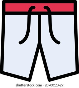 underwear Vector illustration on a transparent background. Premium quality symbols. Stroke vector icon for concept and graphic design.