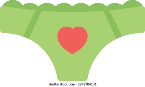 underwear Vector illustration on a transparent background. Premium quality symmbols. Line Color vector icons for concept and graphic design.