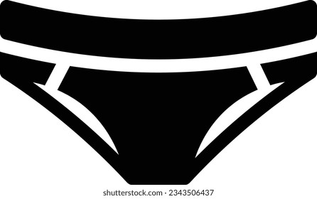 underwear Vector illustration on a transparent background.Premium quality symmbols.Glyphs vector icon for concept and graphic design. 

