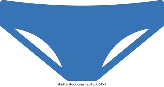 ilustración del vector de ropa interior en un fondo transparente.Símbolos de calidad superior.Icono del vector glifos para el concepto y el diseño gráfico. 

