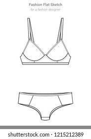Underwear Vector Images Illustrator template