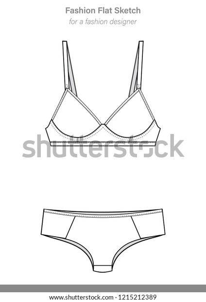 Underwear Vector Images Illustrator Template Stock Vector (Royalty Free ...